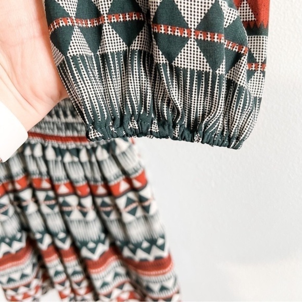 Geometric Patterned Dress - image 4